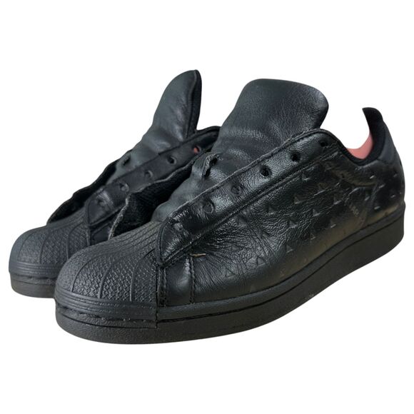 Adidas Superstar X Pharrell Williams Black Future GY4981 Youth Size 4.5 - Picture 1 of 9